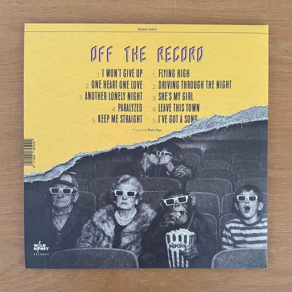 PREORDER: Radio Days ‎–  Off the Record [GREEN NOISE EXCLUSIVE YELLOW VINYL IMPORT] – New LP