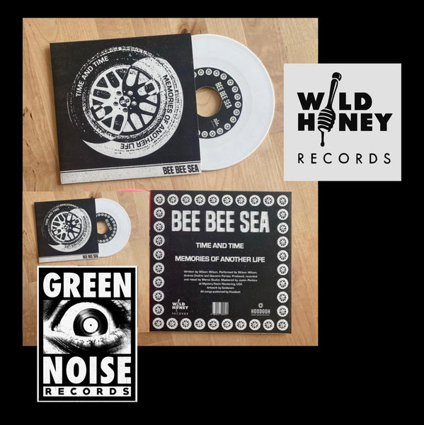 Bee Bee Sea ‎–  Time and Time [IMPORT.  GREEN NOISE EXCLUSIVE WHITE VINYL!] – New 7"