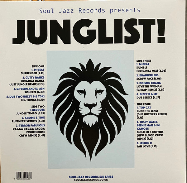 Various Artists – JUNGLIST! Old Skool Ragga, D&B, Jungle [2xLP IMPORT] – New LP