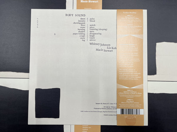 Whitney Johnson, Lia Kohl, Macie Stewart – BODY SOUND [GRAPEFRUIT VINYL] – New LP