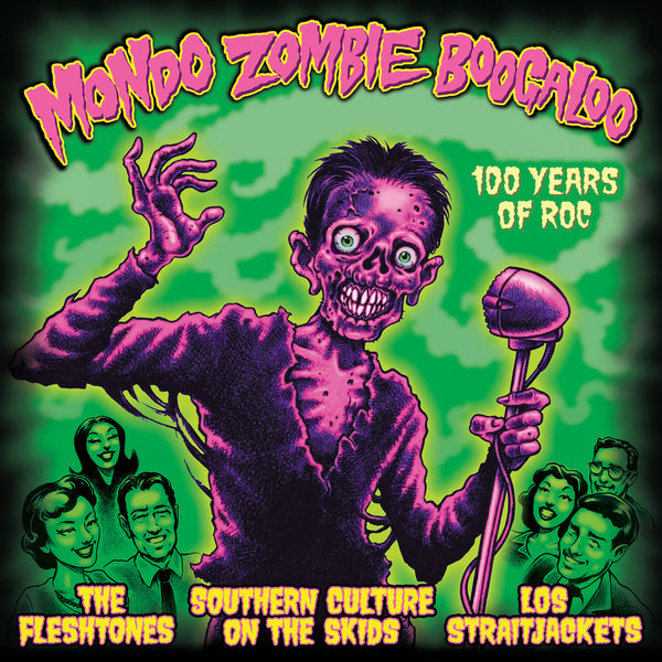 Various Artists (Los Straitjackets, Southern Culture on the Skids, and The Fleshtones) – Mondo Zombie Boogaloo [PINK VINYL] – New LP