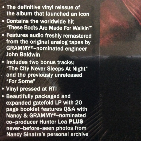 Sinatra, Nancy – Boots [BLACK VINYL] – New LP