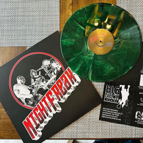 NightFreak – S/T [green vinyl MARKED DOWN DAMAGED JACKET] – New LP