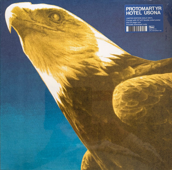 Protomartyr – Hotel Usona [GOLD Vinyl w/ zine + poster IMPORT] – New LP