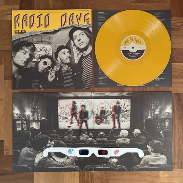 PREORDER: Radio Days ‎–  Off the Record [GREEN NOISE EXCLUSIVE YELLOW VINYL IMPORT] – New LP