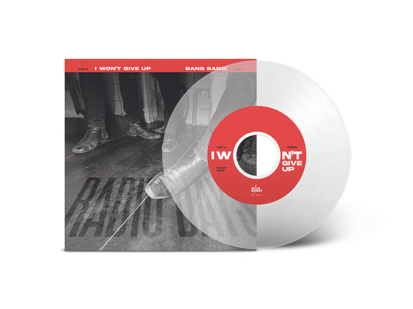 Radio Days ‎–  I Won't Give Up [CLEAR VINYL GREEN NOISE USA EXCLUSIVE IMPORT] – New 7"