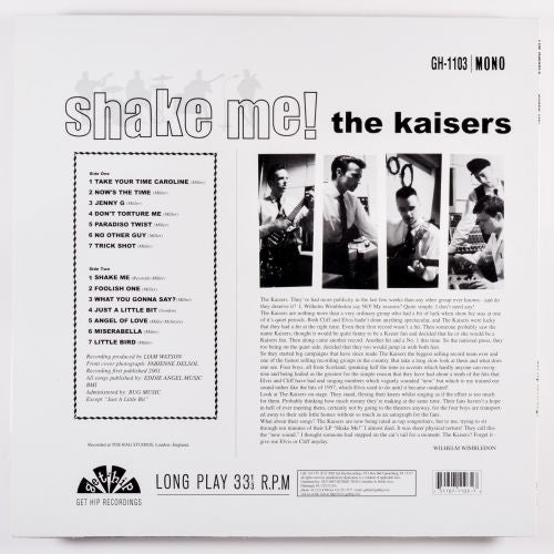 Kaisers, The - SHAKE ME! – New LP