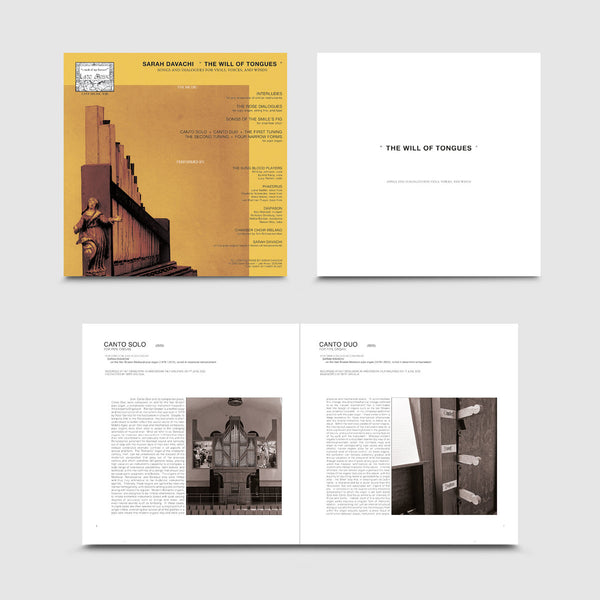 Davachi, Sarah – The Will Of Tongues [3xLP] - New LP