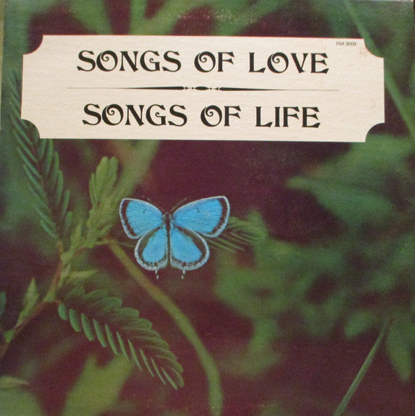 Various Artists – Songs Of Love Songs Of Life - Used LP