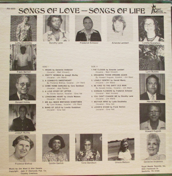 Various Artists – Songs Of Love Songs Of Life - Used LP