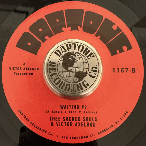 Sacred Souls, Thee ‎– Waiting on the Right Time b/w Waiting #2 – New 7"