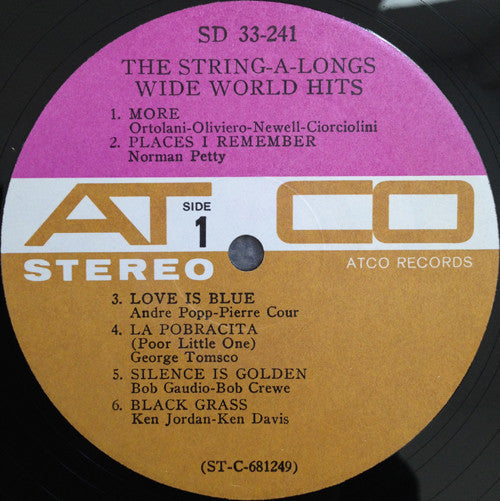String-A-Longs – Wide World Hits – Used LP