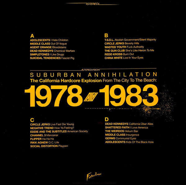 Various Artists - Suburban Annihilation [IMPORT 2XLP Concrete Beach Vinyl] - New LP