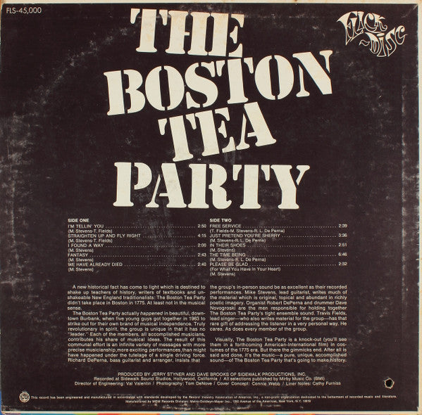 Boston Tea Party, The - S/T – Used LP