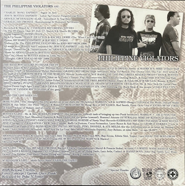 Philippine Violators - The Third Offense – New LP