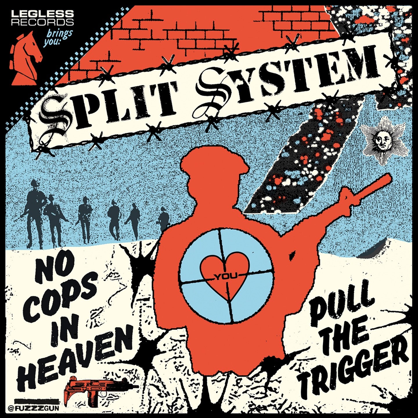 Split System - No Cops [IMPORT. Green Noise Exclusive CREAM VINYL]  – New 7"