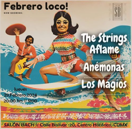 Strings Aflame, The  – Pyre [Color Vinyl; Instrumental Surf Rock; Mexico] – New LP