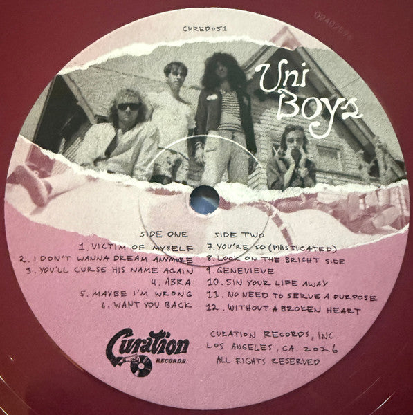 Uni Boys – S/T [BURGUNDY VINYL] – New LP