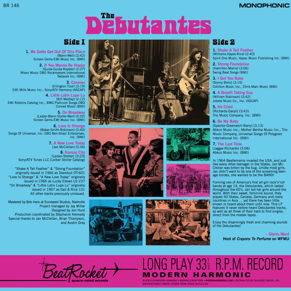 Debutantes, The – The Debutantes [WHITE VINYL Detroit 1960s!!!] – New LP