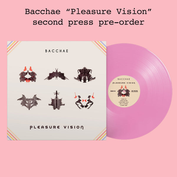 Bacchae -  Pleasure Vision  [PINK VINYL] - New LP