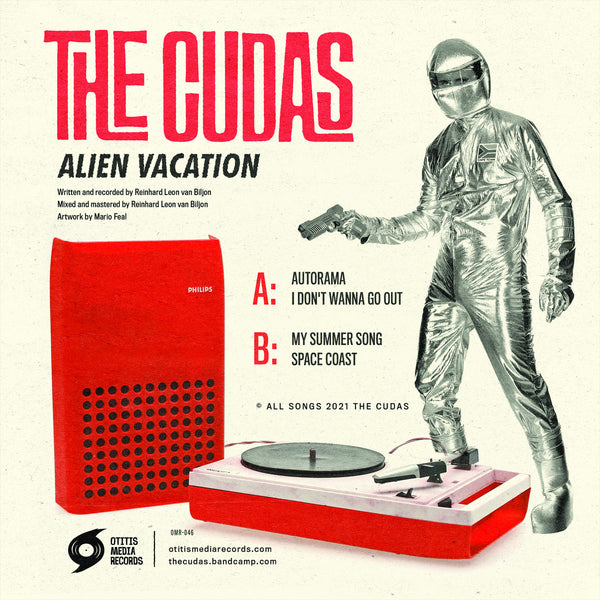 Cudas, The –  Alien Vacation [COLOR VINYL; TX Pop Punk 2022] – New 7"