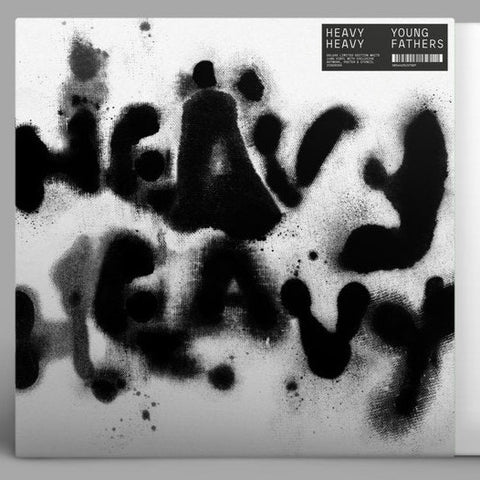 Young Fathers –  Heavy Heavy [DELUXE EDITION, WHITE VINYL, Silkscreened Sleeve, Poster, Stencil] – New LP