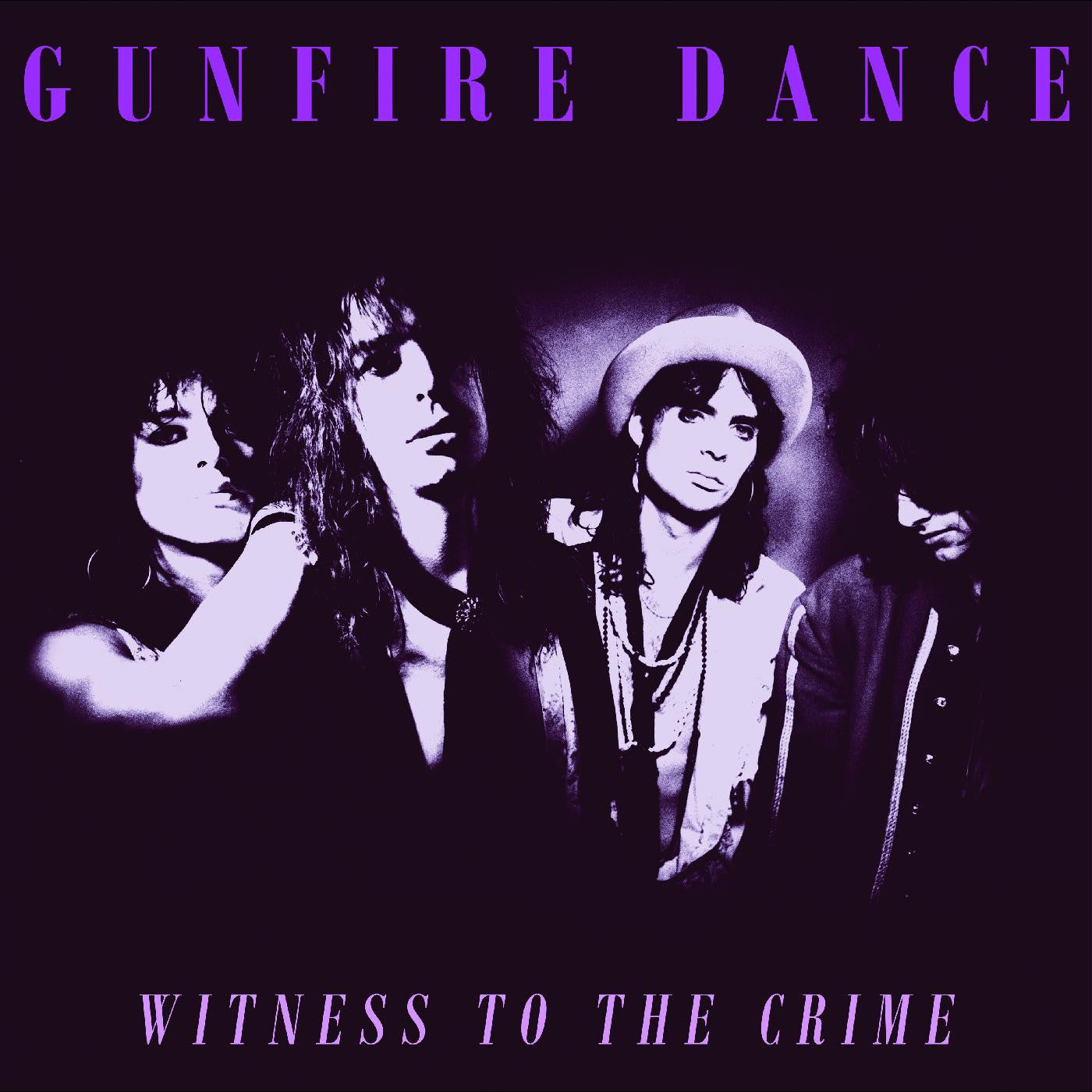 Gunfire Dance – Witness To The Crime [IMPORT UK Punk Rock / Hard Rock Glam Swagger 1991] – New LP