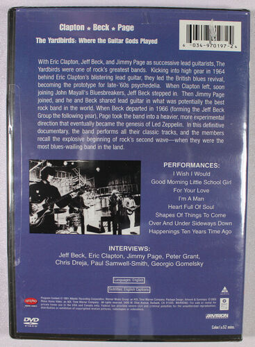 Yardbirds   - Used DVD
