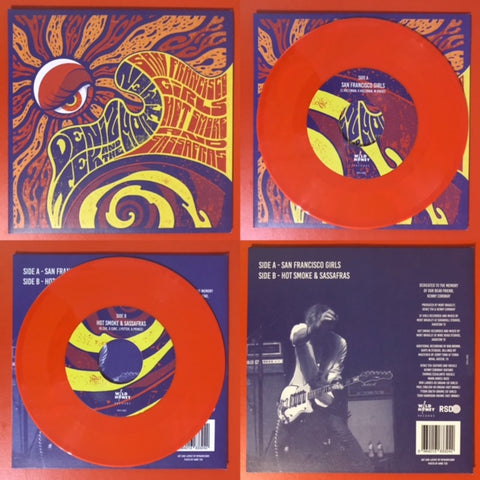 Deniz Tek & the Mortmen -- San Francisco Girls b/w Hot Smoke & Sassafras ‎[GREEN NOISE EXCLUSIVE ORANGE VINYL– New 7"