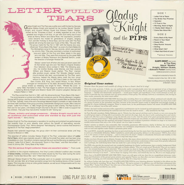 Gladys Knight & the Pips - Letter Full of Tears - New LP