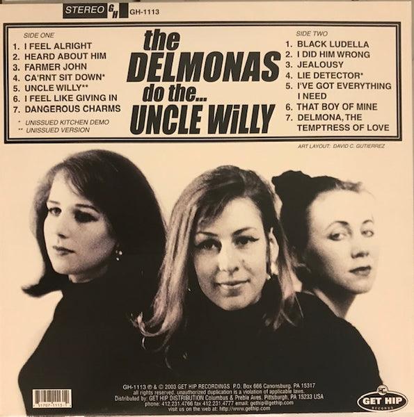 Delmonas, The - Do the Uncle Willy [WHITE VINYL] - New LP