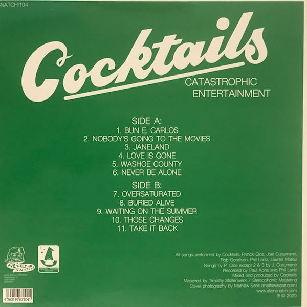 Cocktails – Catastrophic Entertainment [IMPORT] – New LP
