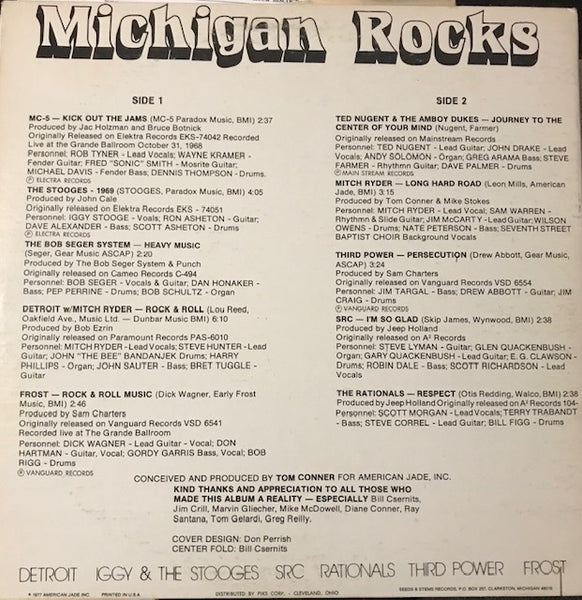 Various Artists – Michigan Rocks – Used LP