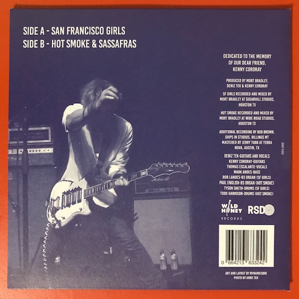 Deniz Tek & the Mortmen -- San Francisco Girls b/w Hot Smoke & Sassafras ‎[GREEN NOISE EXCLUSIVE ORANGE VINYL– New 7"