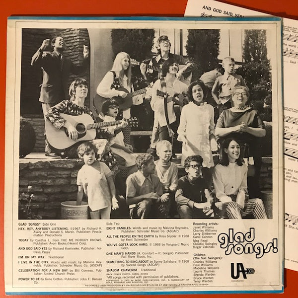 Glad Songs!  Glad Days! – Used LP