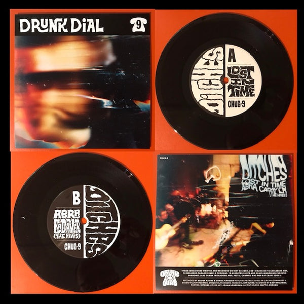 Drunk Dial #9 - Ditches (BLACK vinyl MARKED DOWN!) - New 7"