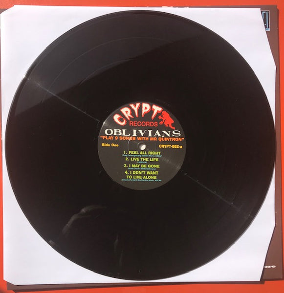 Oblivians - Play 9 Songs With Mr Quintron [IMPORT] - New LP