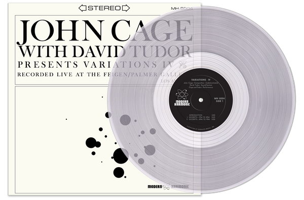 Cage, John With David Tudor ‎– Variations IV [CLEAR VINYL] – New LP