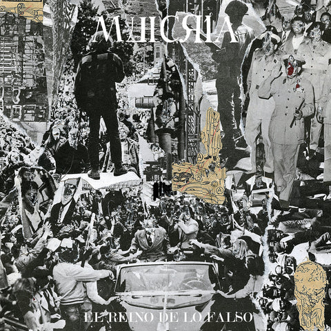 Malcría - El Reino de lo Falso [SCREEN-PRINTED ONE-SIDER.  Mexico City PUNK ROCK] - New LP