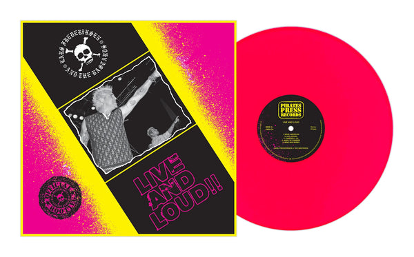 Lars Frederiksen and the Bastards – Live and Loud!!! [NEON PINK VINYL] – New LP