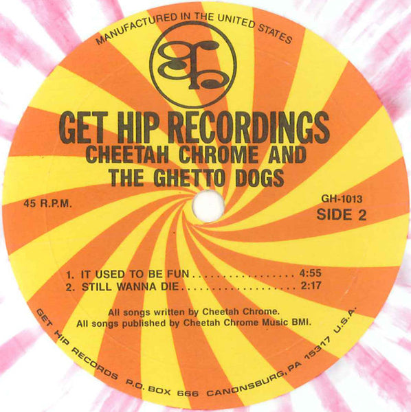 Cheetah Chrome and the Ghetto Dogs – S/T 10" EP – 10" New LP