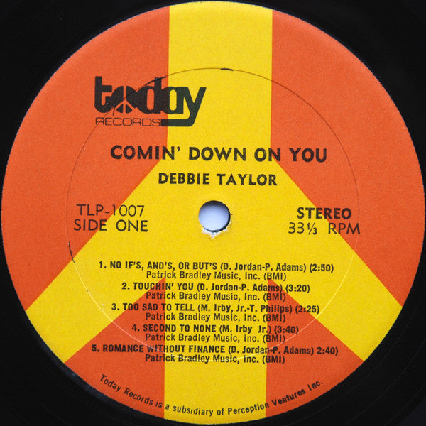 Taylor, Debbie ‎– Comin' Down On You – Used LP