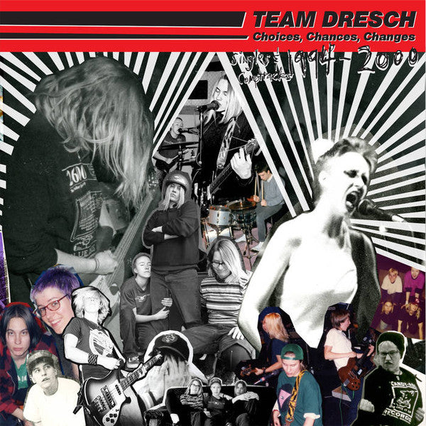 Team Dresch - Choices, Chances, Changes (Singles & Comp Tracks: 1994 – 2000) PINK VINYL- New LP