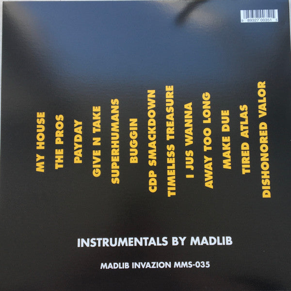 Professionals, The - The Professionals Instrumentals by Madlib - New LP
