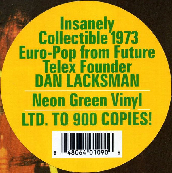 Lacksman, Dan –  S/T [Neon Green Vinyl  1973] – New LP