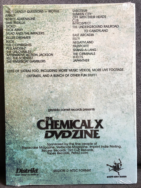 Chemical X DVD Zine  - New DVD