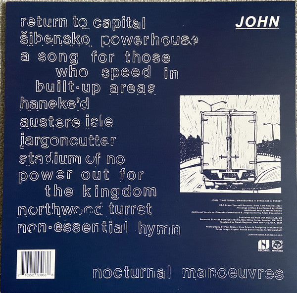 JOHN (TIMESTWO) –  Nocturnal Manoeuvres [Polar White Vinyl IMPORT]  – New LP