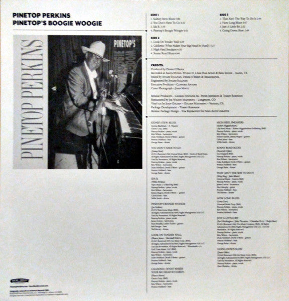 Pinetop Perkins – Pinetop's Boogie Woogie [2xLP Color Vinyl] – New LP