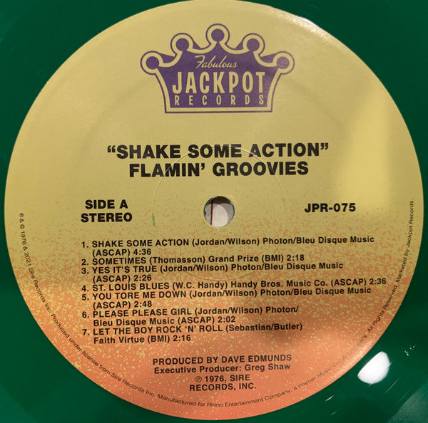 Flamin' Groovies – Shake Some Action [COLOR VINYL] - New LP
