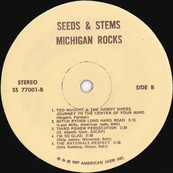 Various Artists – Michigan Rocks – Used LP